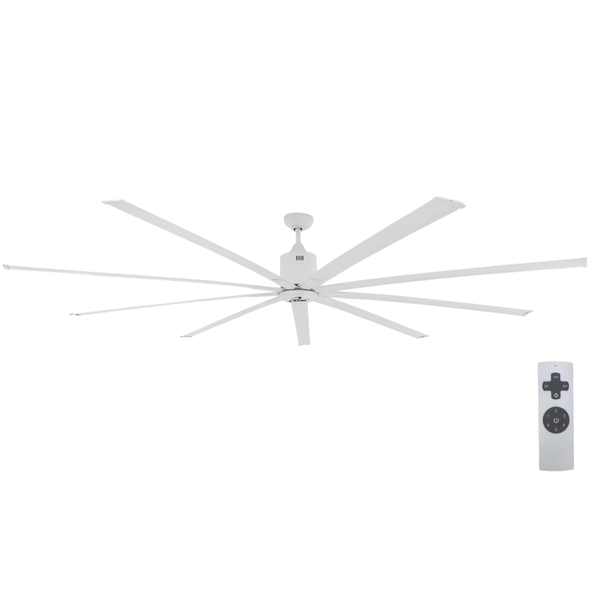 iLiving 9 Blade High Volume Low Speed HVLS BLDC Reversible Ceiling Fan 96-in