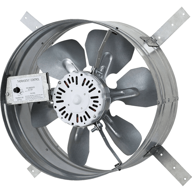 iLiving Automatic Gable Mount Attic Ventilator Fan w/ Adjustable Thermostat