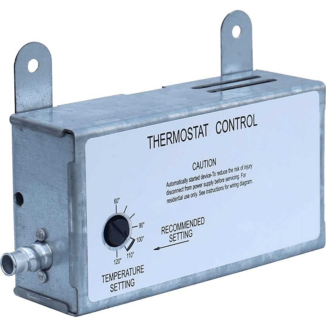 iLiving Fan Thermostat Control Box (ILG-002T) - Left Angle
