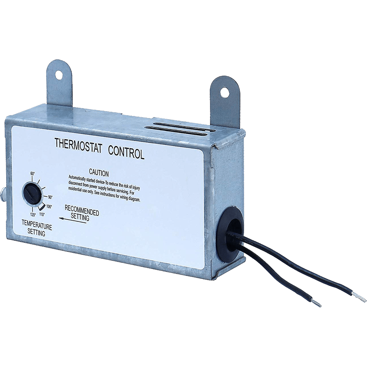 iLiving Fan Thermostat Control Box (ILG-002T) - Right Angle
