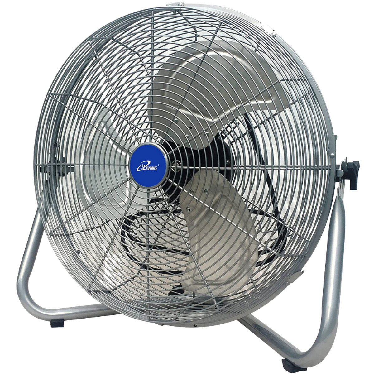 iLiving ILG8F21 20-In 3 Speed 7500 CFM Turbo High Velocity Floor Fan - Angle