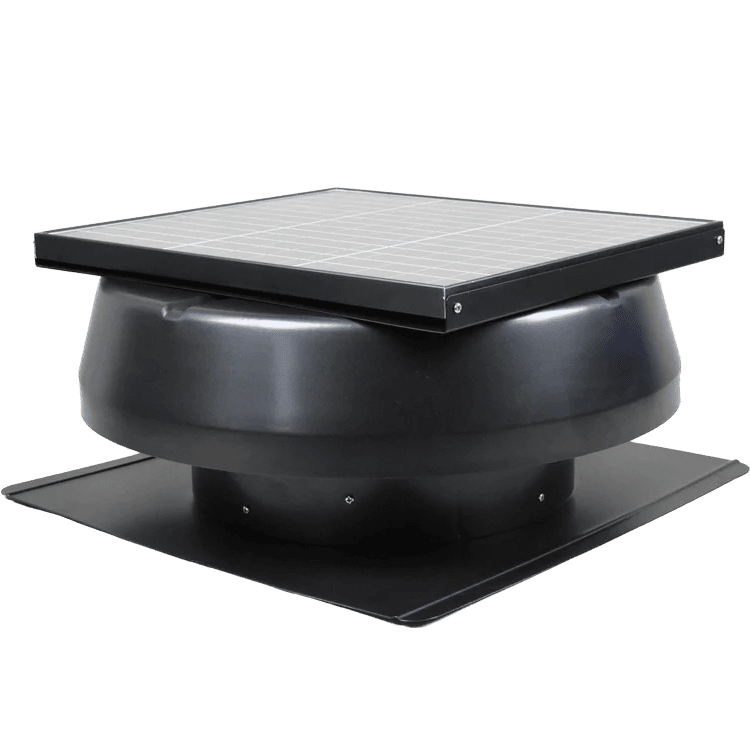 iLiving ILG8SF301A HYBRID Smart Thermostat Solar Roof Attic Exhaust Fan - flat