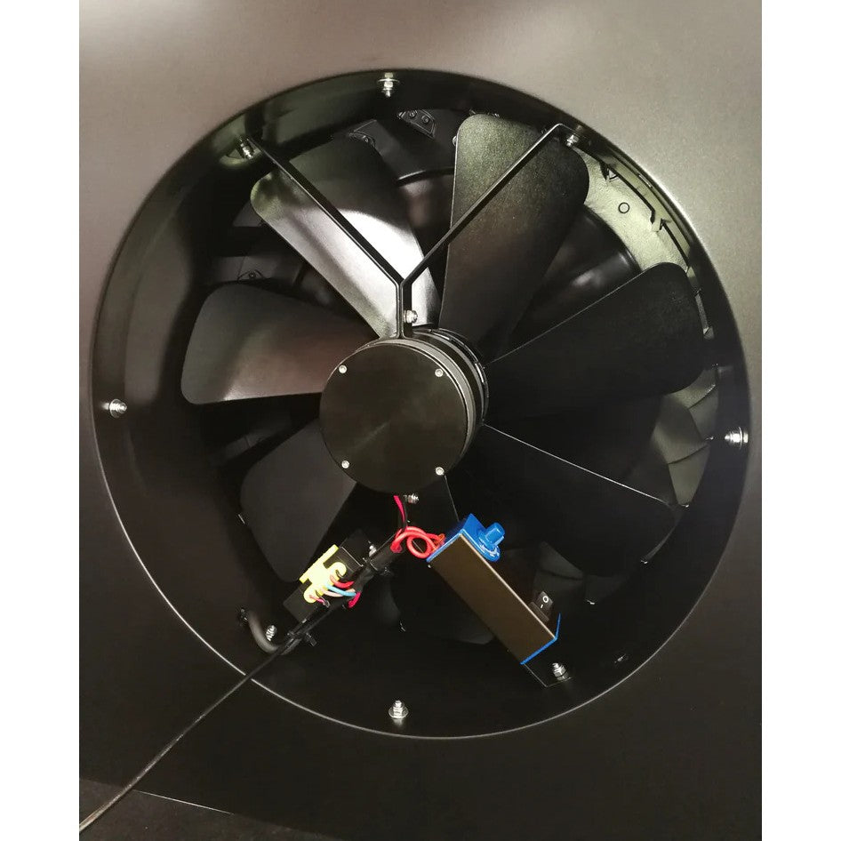 iLiving ILG8SF301A HYBRID Smart Thermostat Solar Roof Attic Exhaust Fan - inside