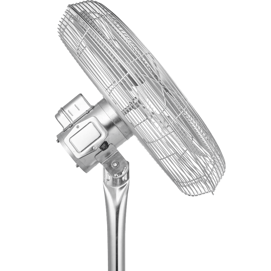 iLIVING Pedestal Washdown Fan - Fan Head Adjusted Up