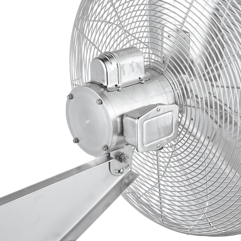 iLIVING Wall Mounted Washdown Fan - Back View with Bracket