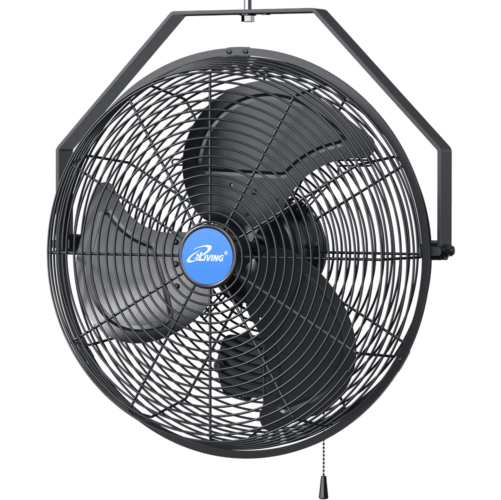 iLiving Wall Mounted Variable Speed Indoor/Outdoor Fan - 18-inch Fan - Main