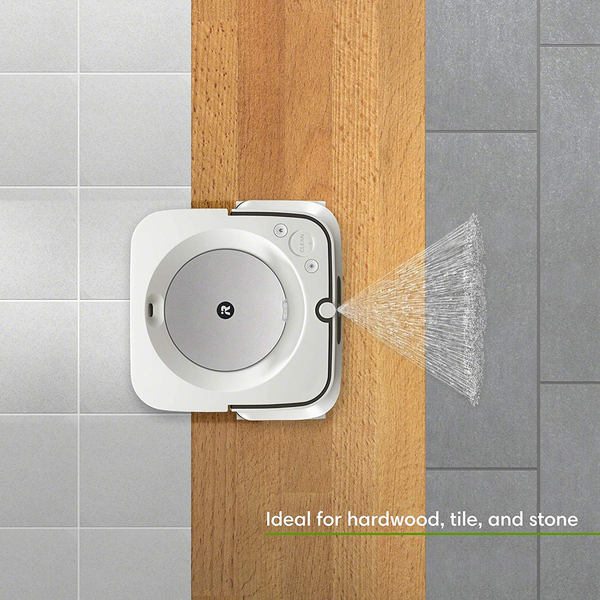 iRobot Braava JET M6 Robot Mop - Floor Types
