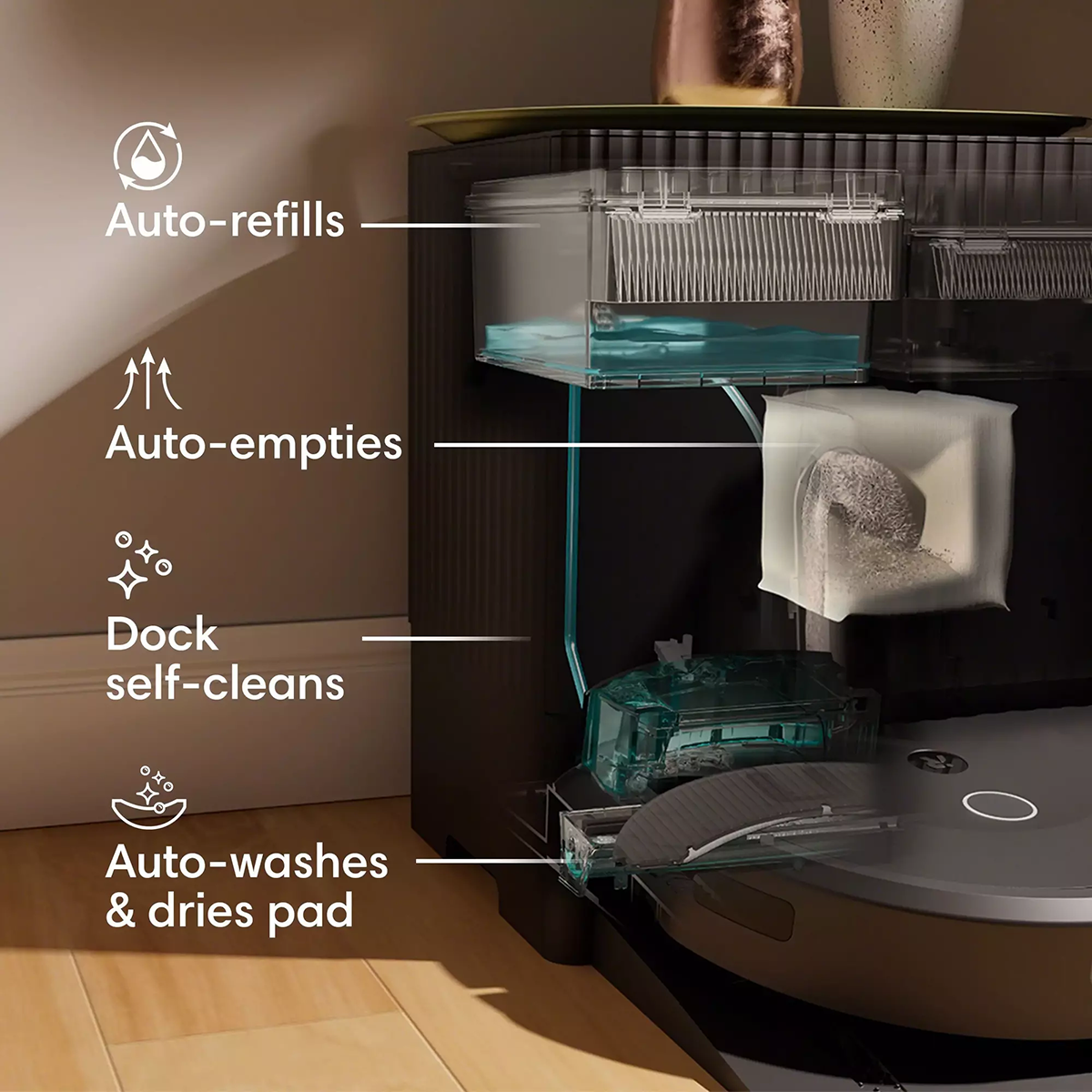 iRobot Roomba Combo 10 Max + AutoWash Dock - Infographic 4