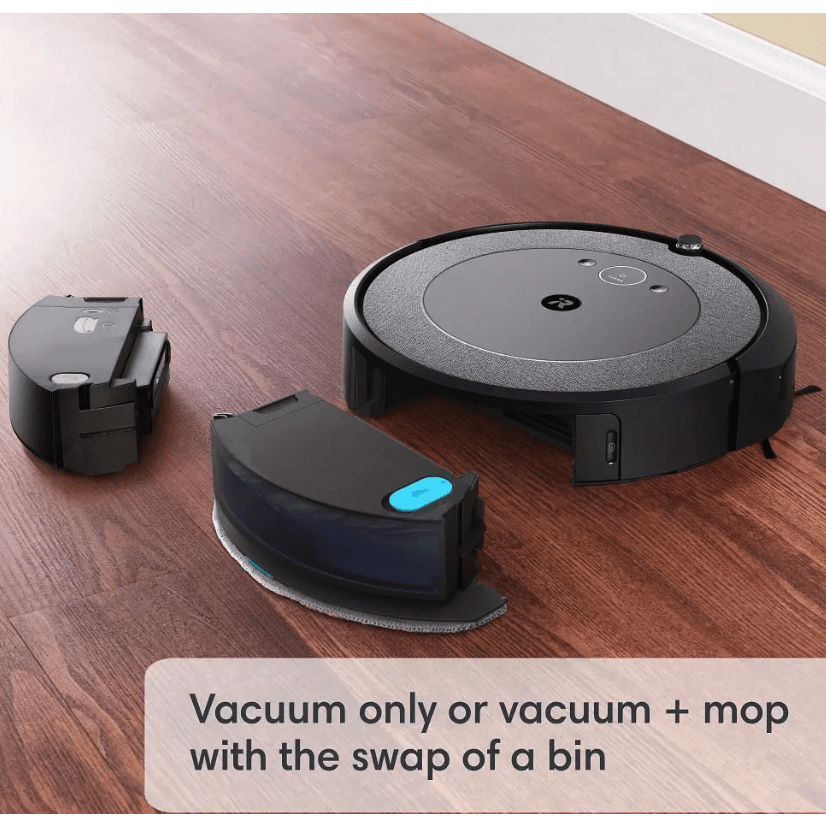iRobot Roomba i5 Robot Vacuum and Mop with Interchangeable Bins - Mop