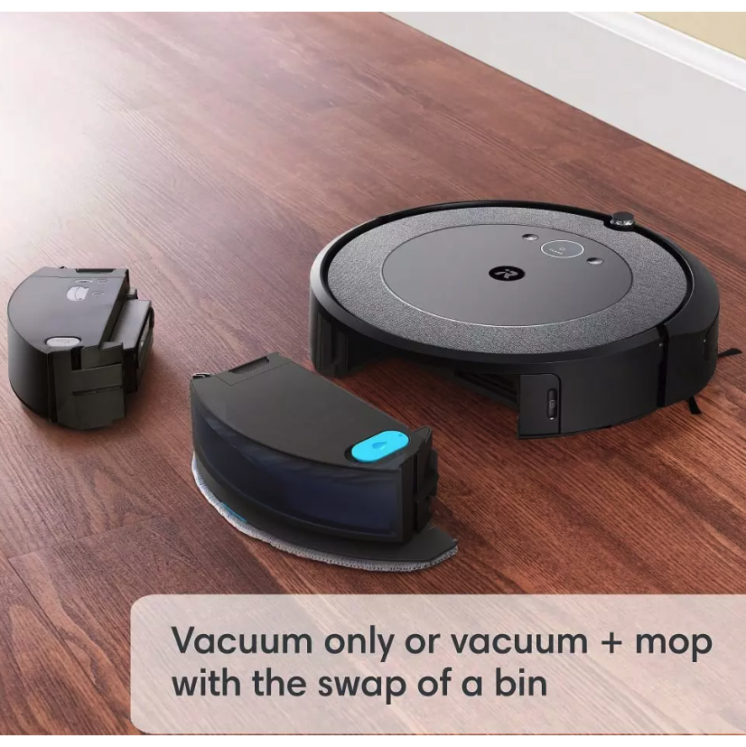 iRobot Roomba i5 Robot Vacuum and Mop with Interchangeable Bins - Mop