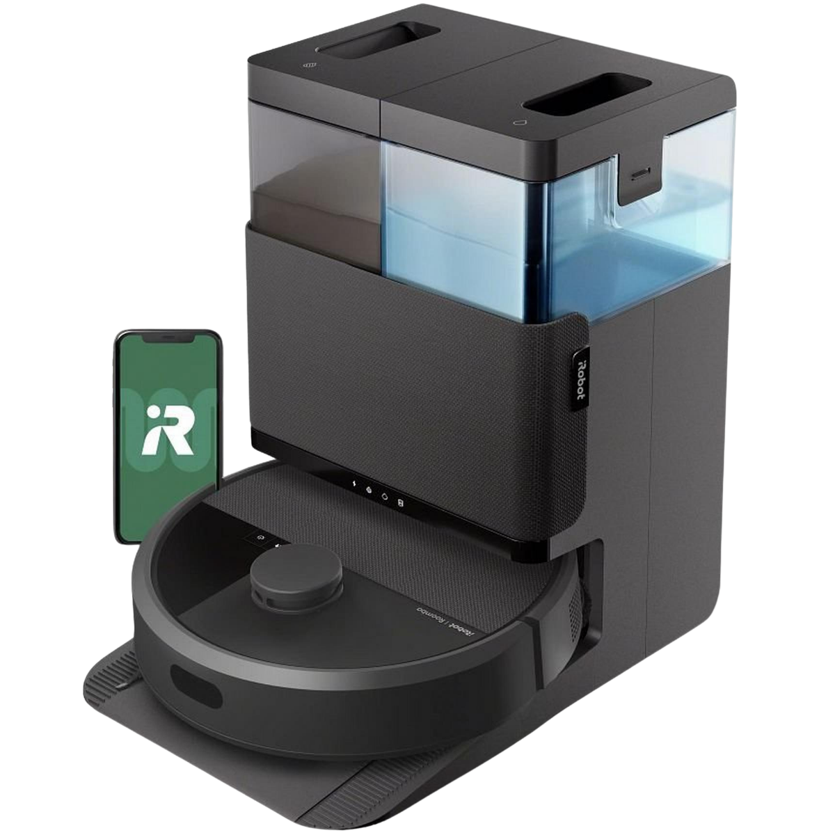 iRobot Roomba Plus 405 Vacuum Mop Robot w/ AutoWash Dock - Black Main