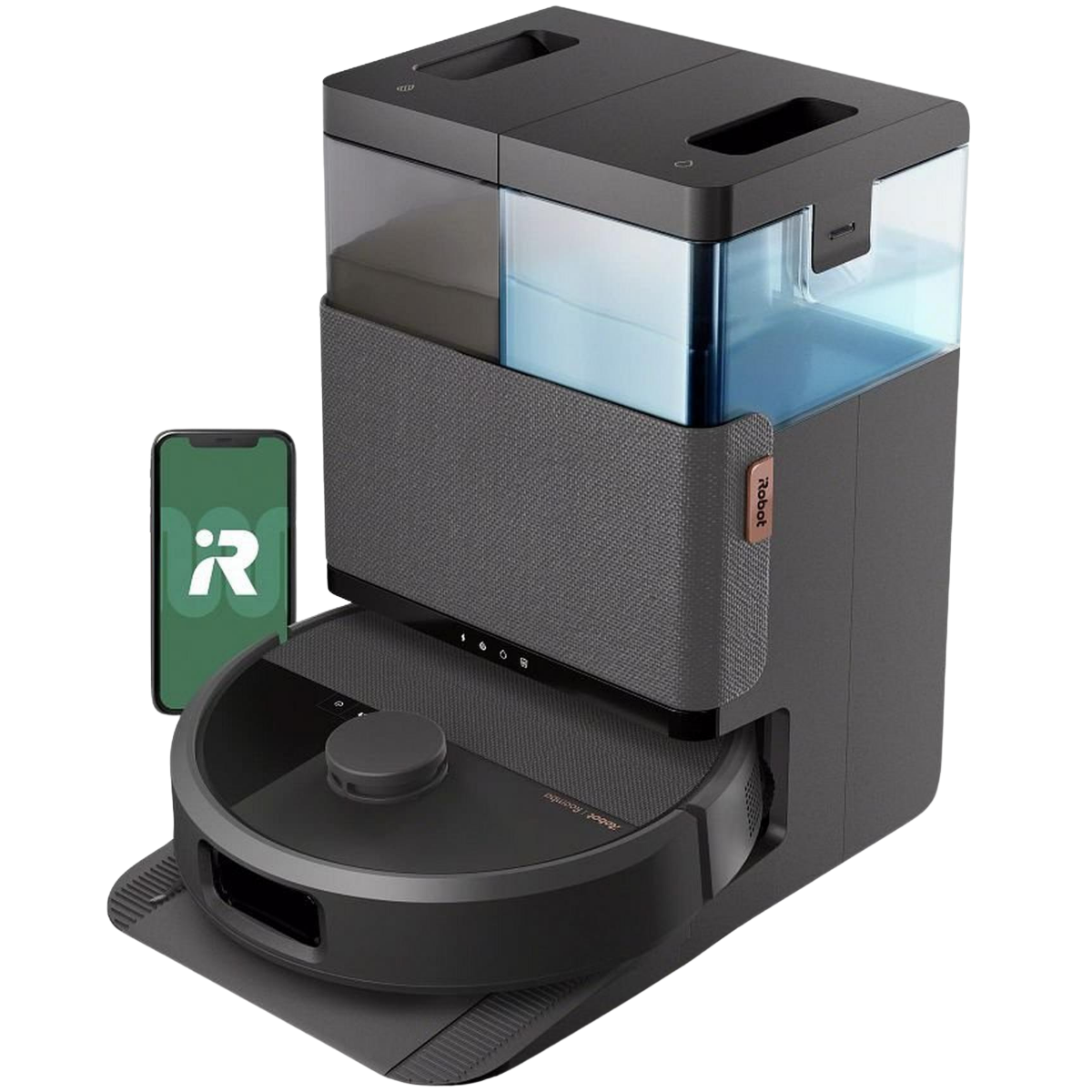 iRobot Roomba Plus 505 Vacuum Mop Robot w/ AutoWash Dock - Black Main