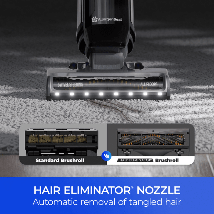 Kenmore Litening Cordless Upright Vacuum - Infographic 2