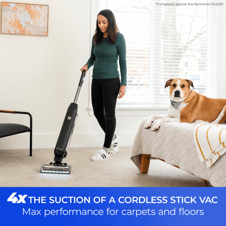 Kenmore Litening Cordless Upright Vacuum - Infographic 4