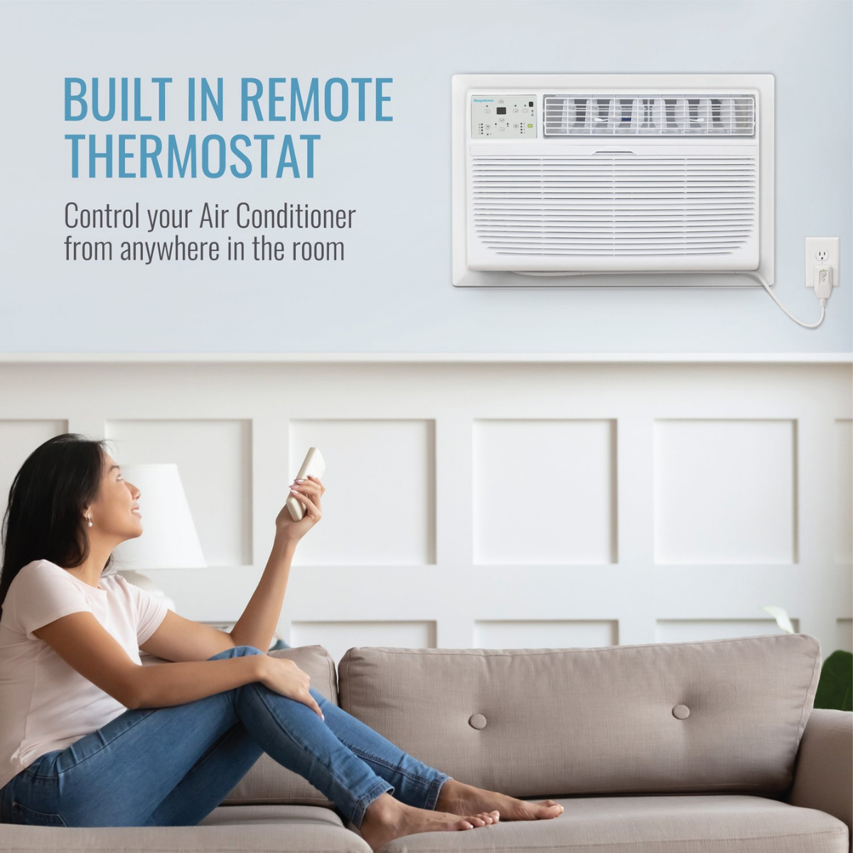 Keystone 10,000 BTU Through-the-Wall Air Conditioner w/ Heat - Infographic 2