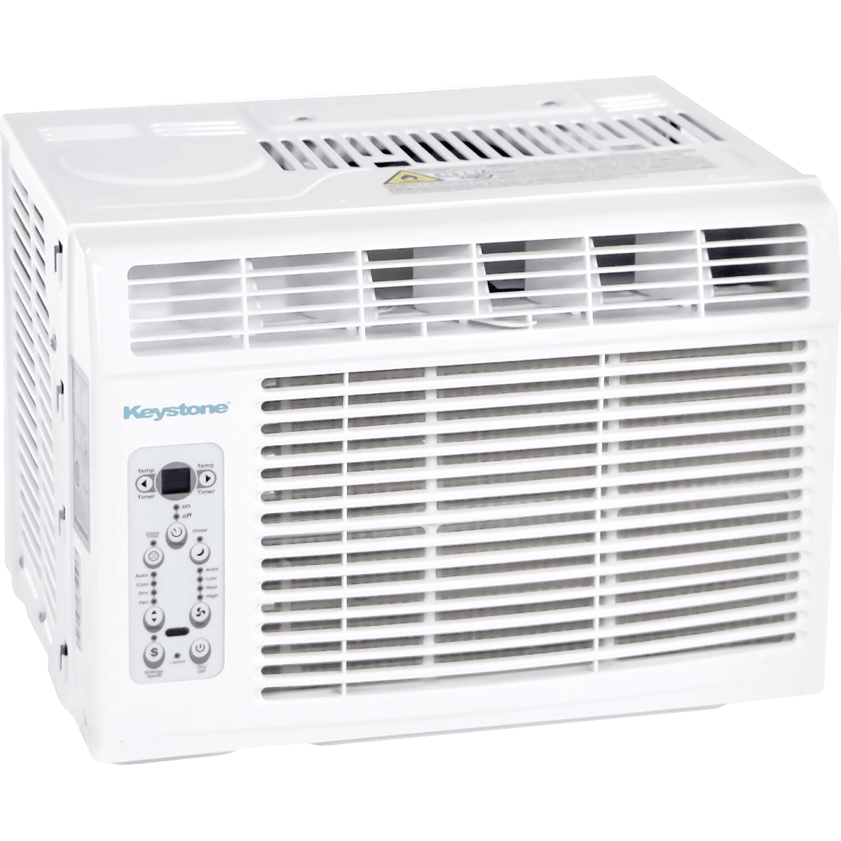 Keystone 14,500 BTU 115V Window Air Conditioner - Left Angle View
