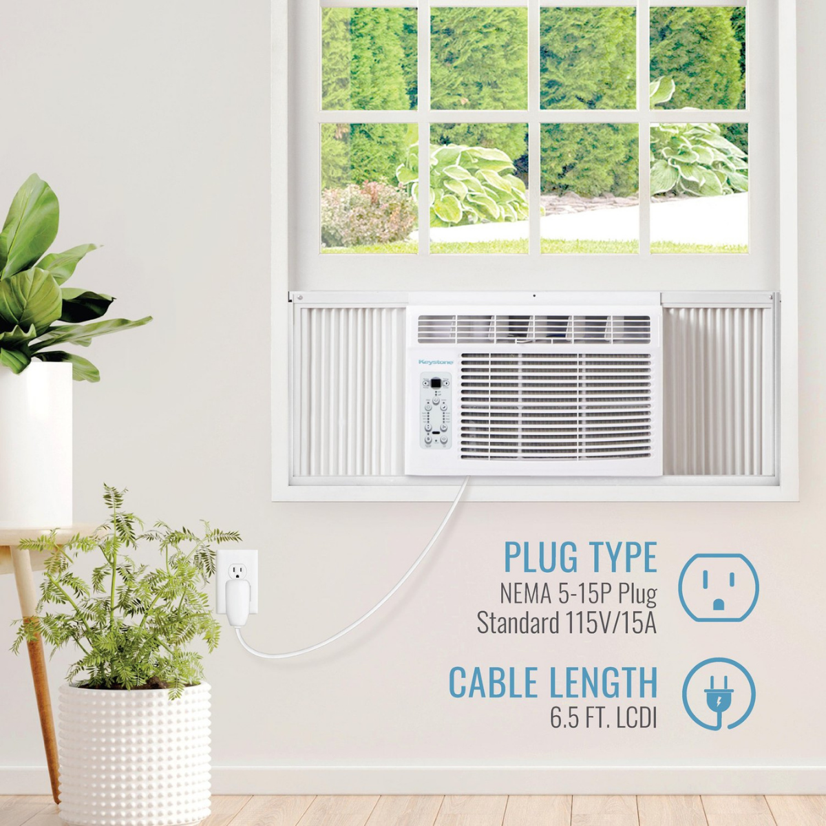 Keystone 6,000 BTU Window AC, Remote Control KSTAW06 - Infographic 2