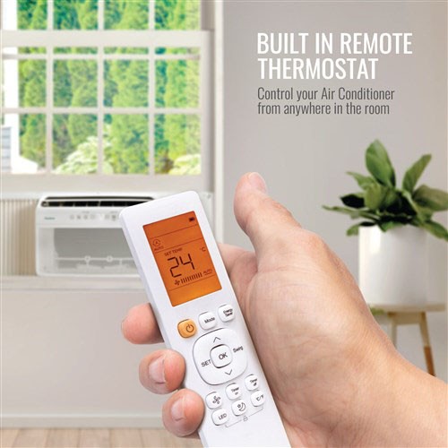 Keystone 8,000 BTU 115V Energy Star Window Air Conditioner - Built in Thermostat Remote