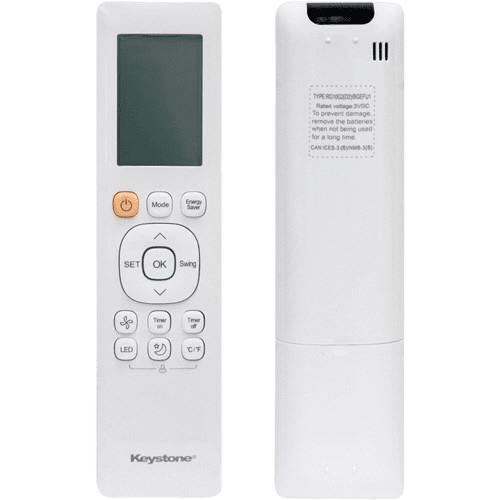 Keystone 8,000 BTU 115V Energy Star Window Air Conditioner - Remote Control