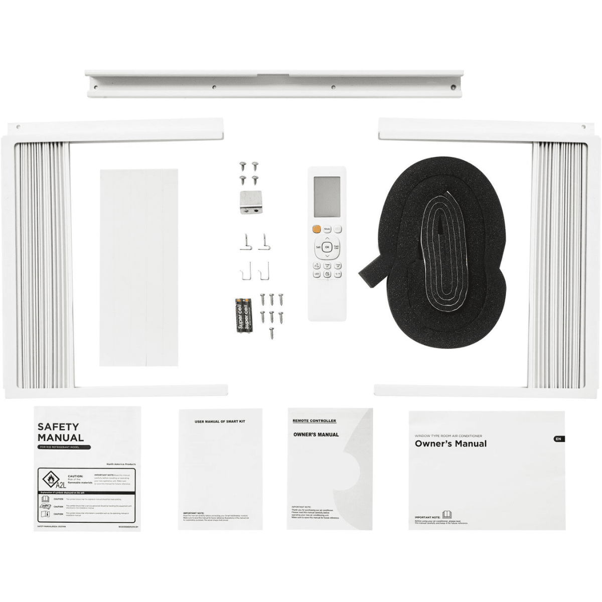 Keystone Inverter Window Air Conditioner - What's Included