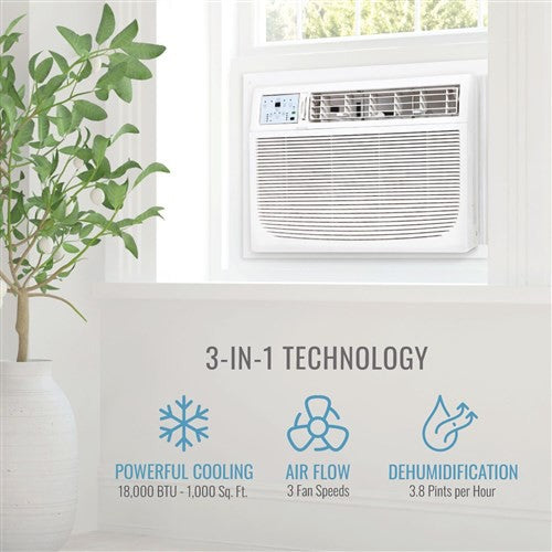 Keystone 18,000 BTU Window Air Conditioner 3 in 1