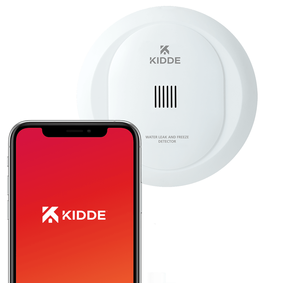 Kidde Smart Water Leak & Freeze Detector - App