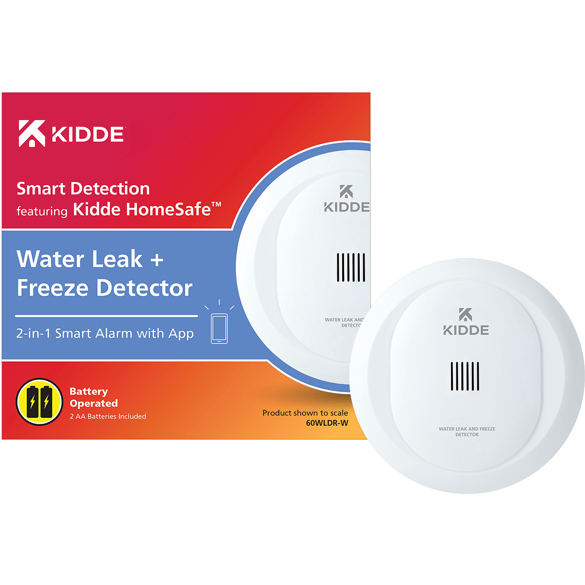 Kidde Smart Water Leak & Freeze Detector - Packaging