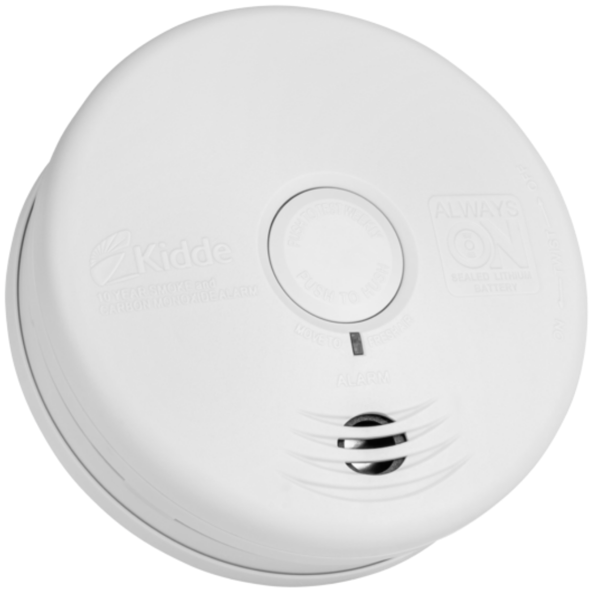 Kidde P3010K-CO Smoke & Carbon Monoxide Alarm w/ 10-Year Lithium Battery - Angle 1