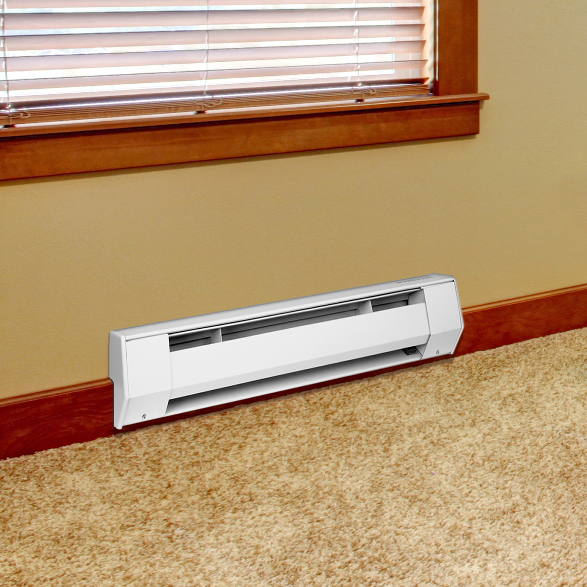 King Electric K Series 120 Volt Electric Baseboard Heaters - installed