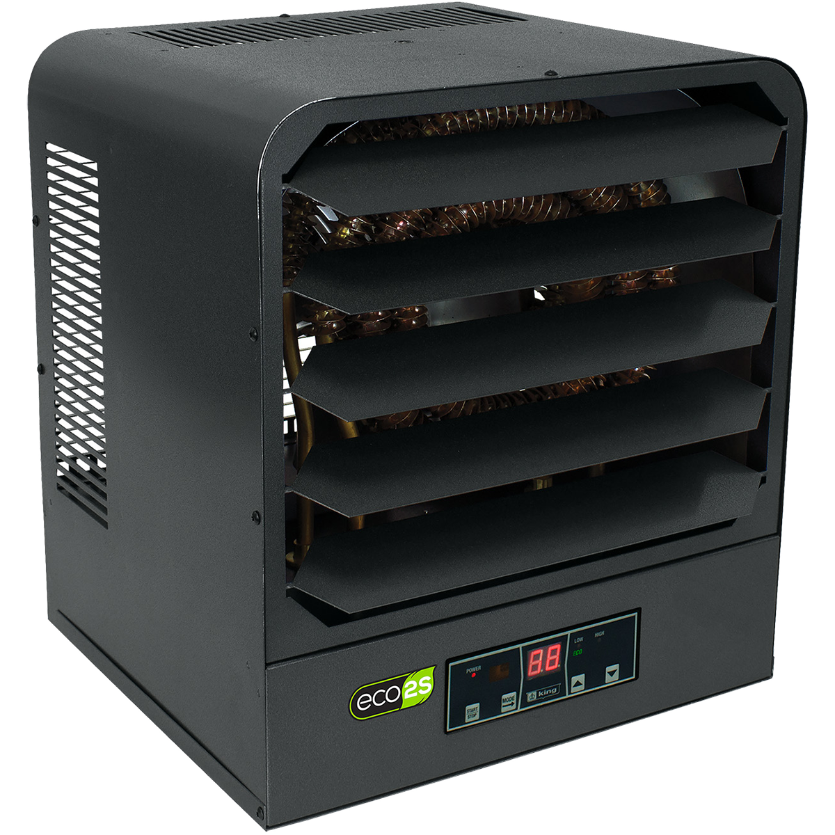 King Electric 240V Electronic Garage Heaters KB ECO2S Series - angle