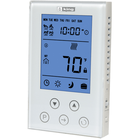 King Electric ClearTouch Electronic 120-240V Programmable Thermostat