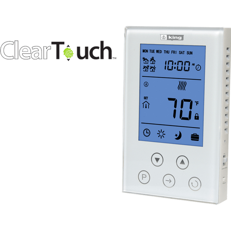 King Electric ClearTouch K302PE Programmable Thermostat