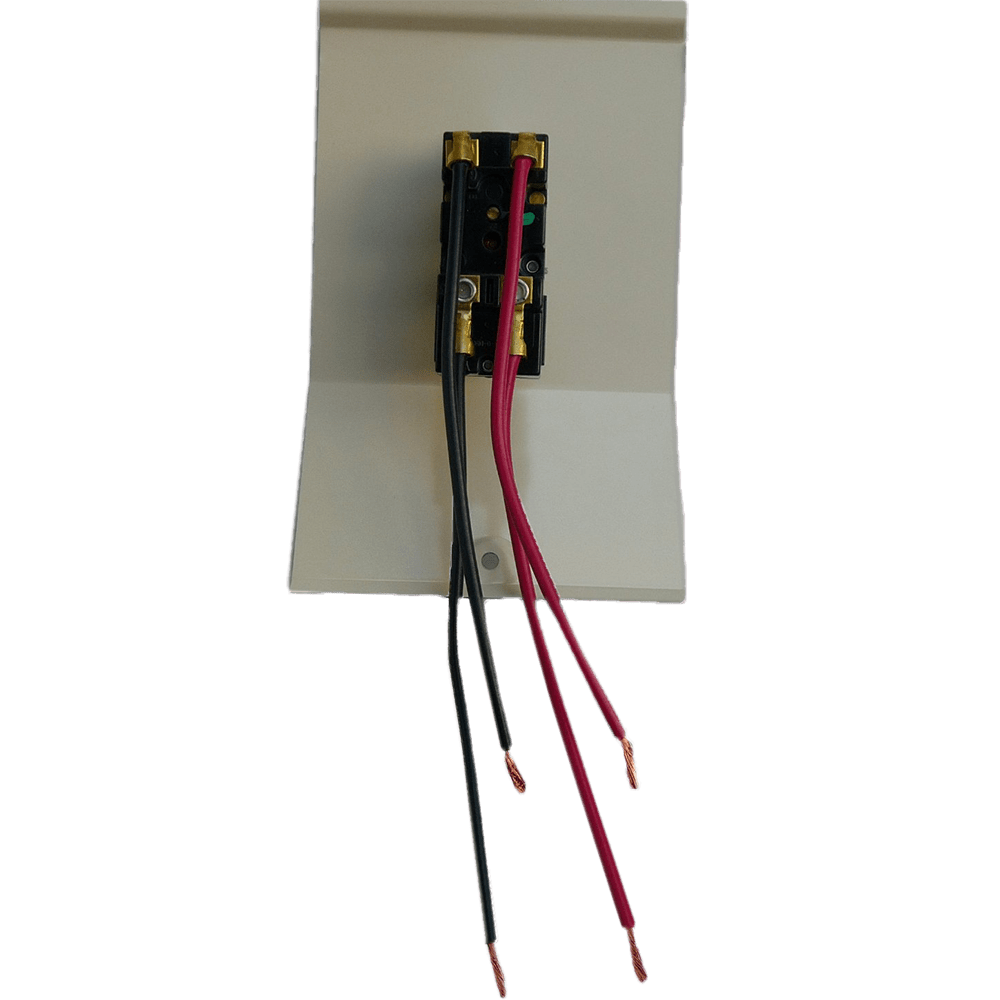 King Electric BKT2 Double Pole Thermostat Kit for K Series Baseboard Heaters - Wiring