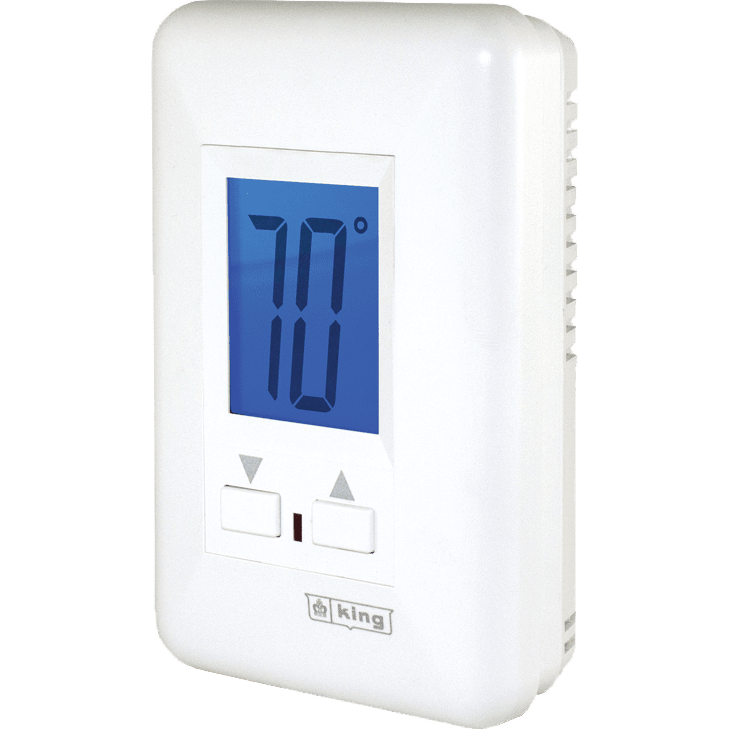 King Electric ES MAX22 Non-Programmable Thermostat - Angle