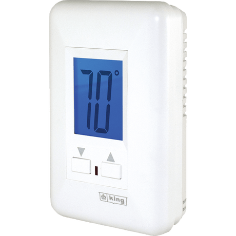 King Electric ES MAX22 Non-Programmable Thermostat - Angle