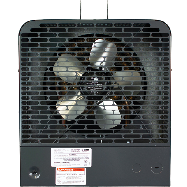 King Electric KB ECO2S Series 2-Stage Electronic Garage Heater - back