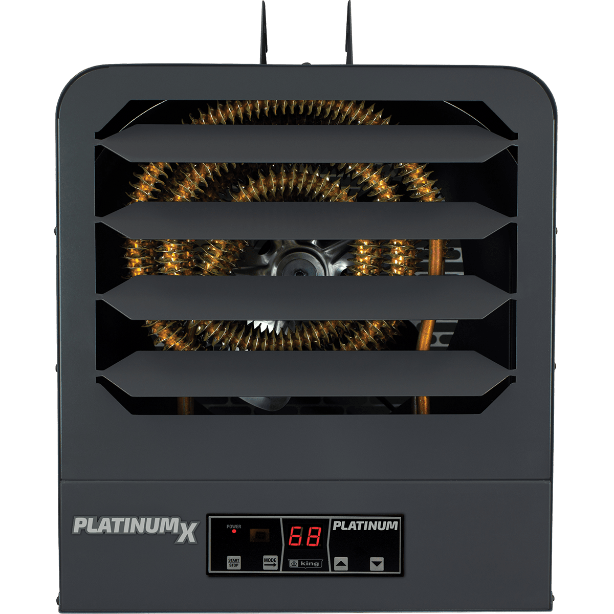 King Electric KB PlatinumX Single Phase 208V Unit Heater - front