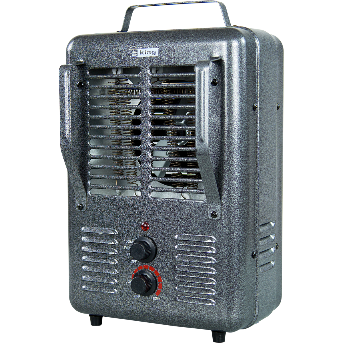 King Electric PHM-1 1500-Watt Portable Milkhouse Utility Heater - angle