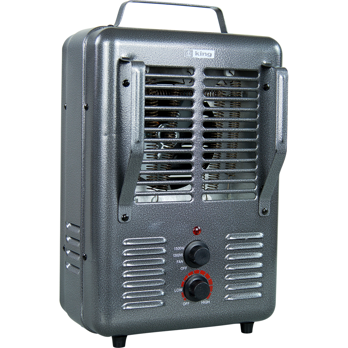 King Electric PHM-1 1500-Watt Portable Milkhouse Utility Heater - angle