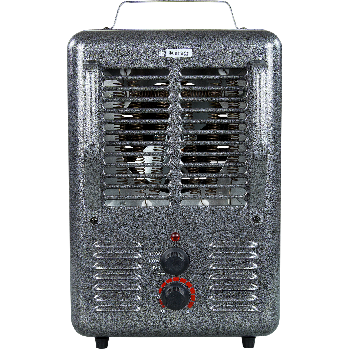King Electric PHM-1 1500-Watt Portable Milkhouse Utility Heater - front