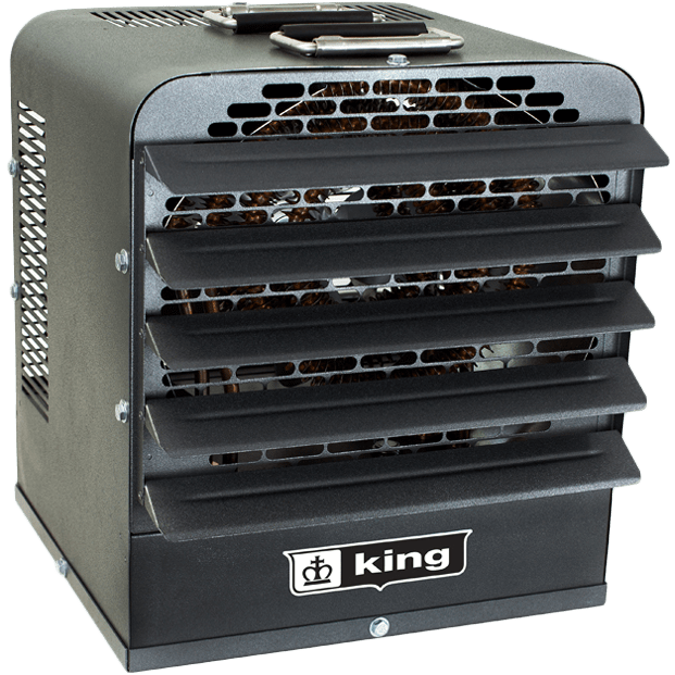 King Electric PKB-FM Portable Garage Heater - Angle