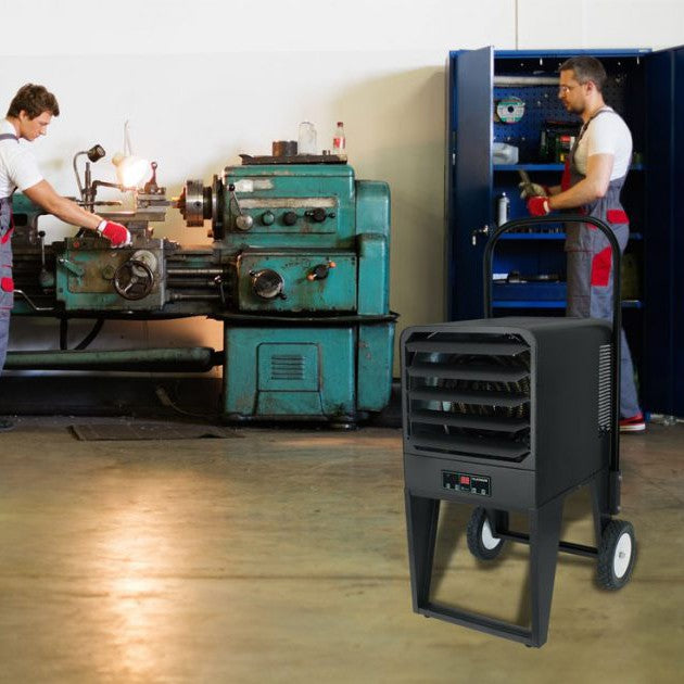 King Electric PKB Platinum Portable Unit Heater - in use