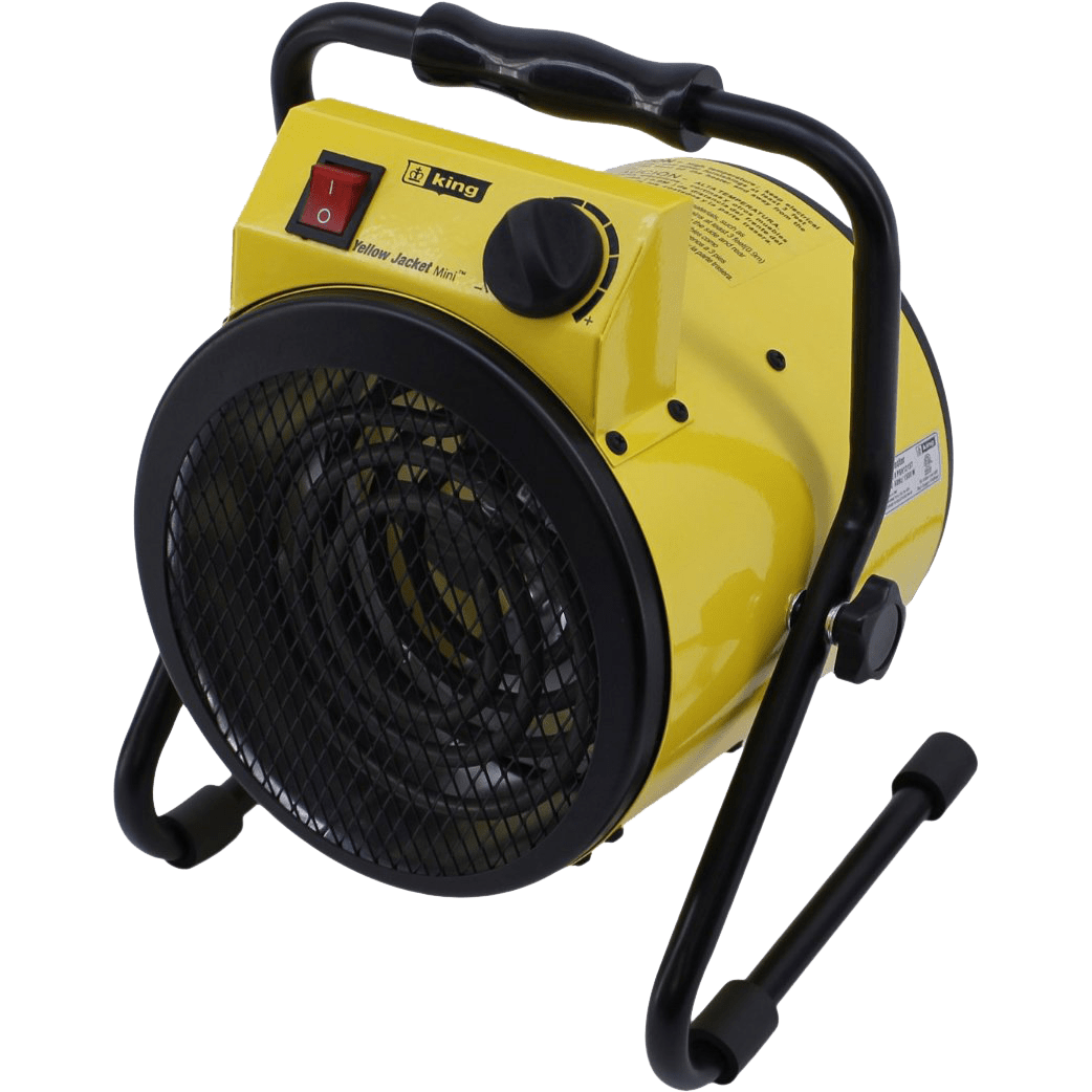 King Electric PSH1215T 1500W 120V Yellow Portable Shop Heater