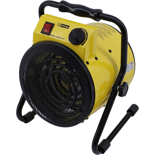 King Electric PSH1215T 1500W 120V Yellow Portable Shop Heater