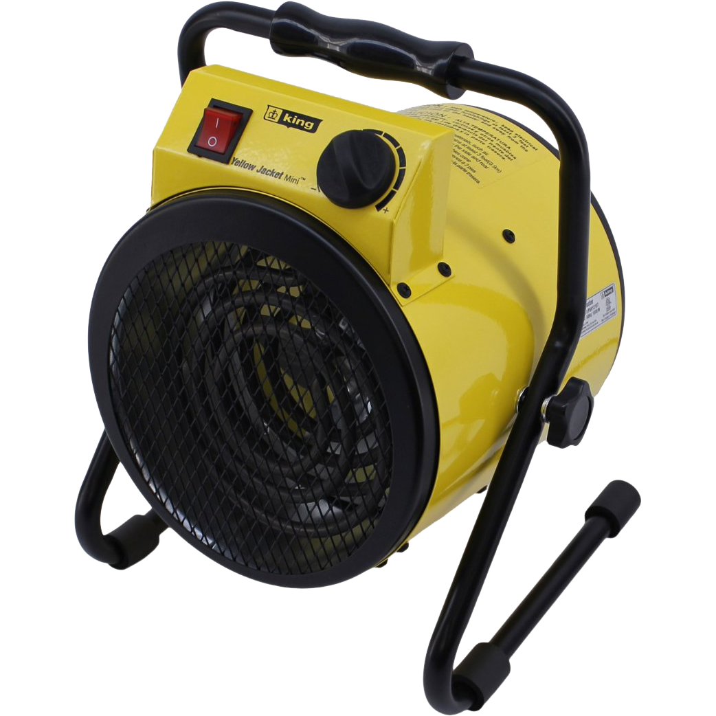 King Electric PSH1215T 1500W 120V Yellow Portable Shop Heater