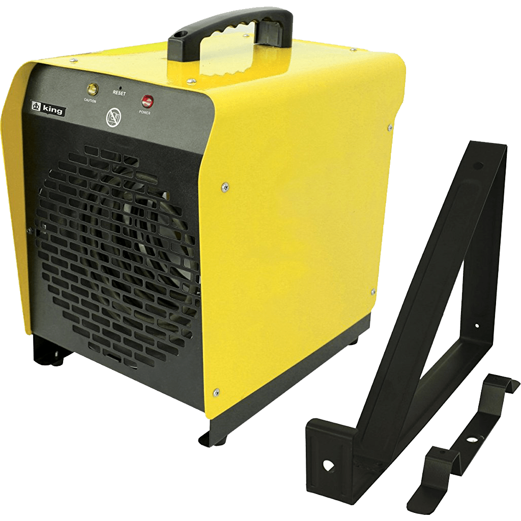 King Electric PSH2440TB 240V 4000W Portable Shop Heater - all included accessories