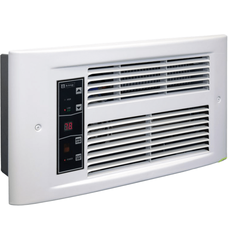 King Electric PX ECO2S 2-Stage Electric Wall Heater - Angle