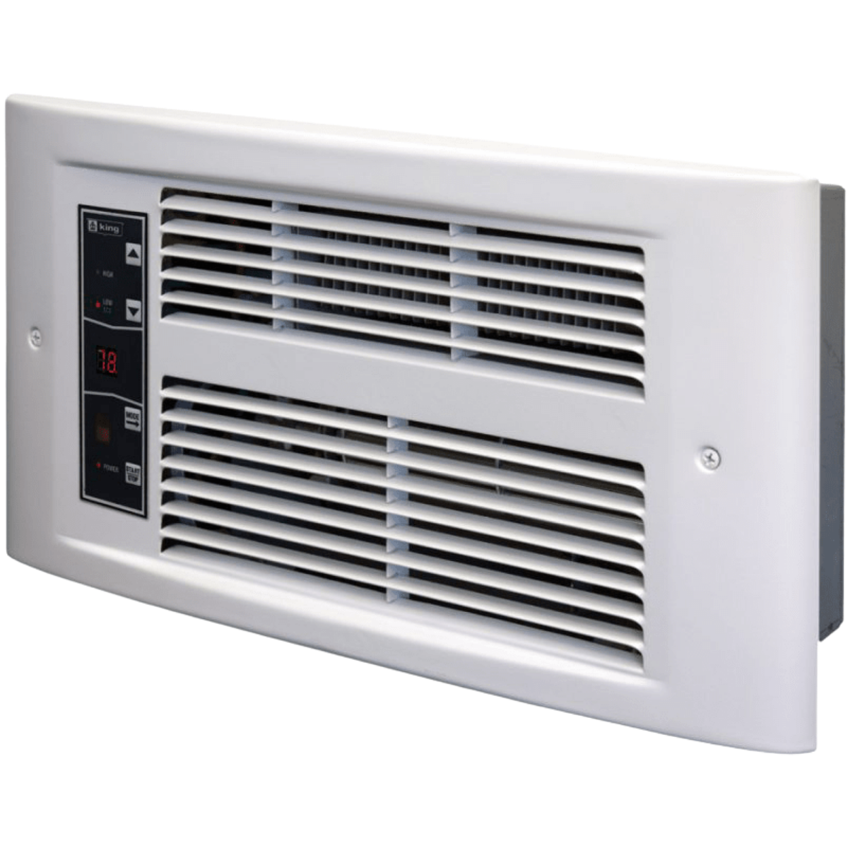 King Electric PX ECO2S 2-Stage Electric Wall Heater - Angle