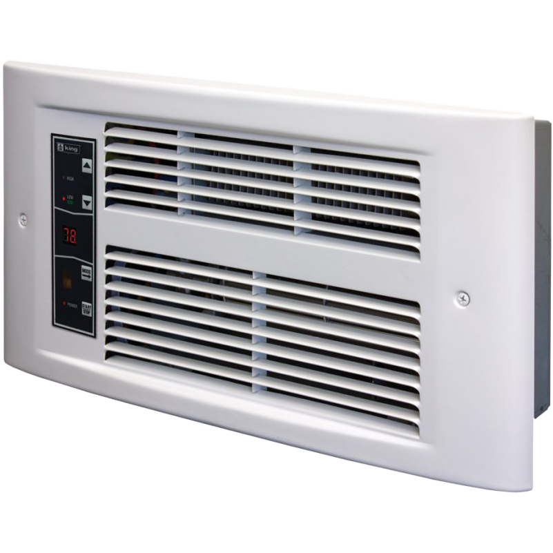 King Electric PX ECO2S 2-Stage Electric Wall Heater - Angle