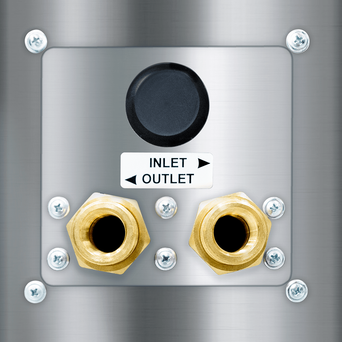 KwiKool BioKool 13,800 BTU Portable Air Conditioner w/ Bi-Polar Generator - Inlet and Outlet